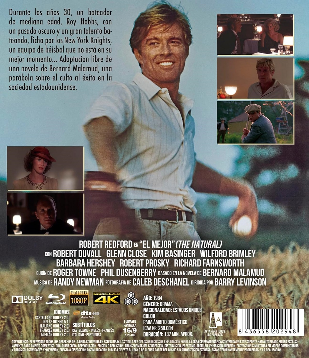 The Natural (ej svensk text) (Blu-ray) - 2