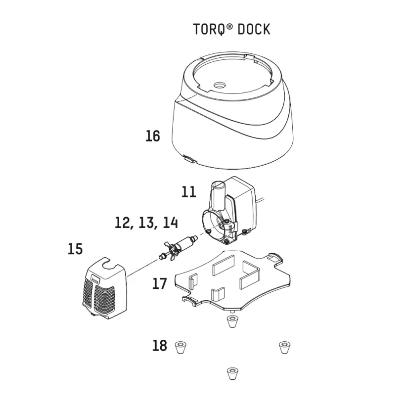 Nyos Torq Dock- Impeller 50Hz for TORQ Pump
