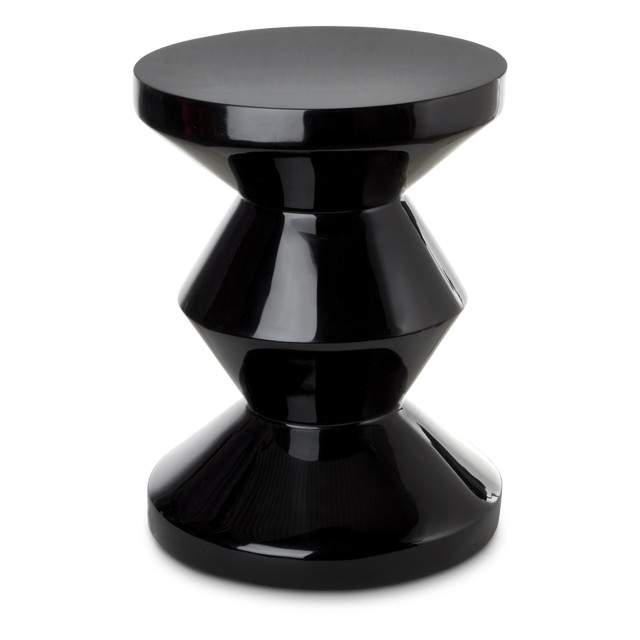  Pall /sidobord Zig Zag - Svart  - 2