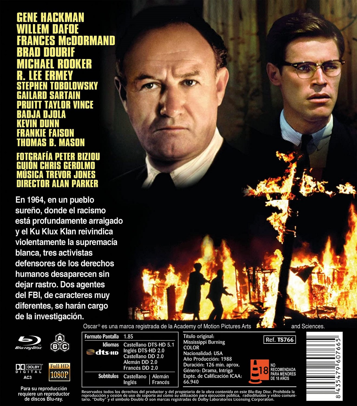 Mississippi Burning (ej svensk text) (Blu-ray) - 2