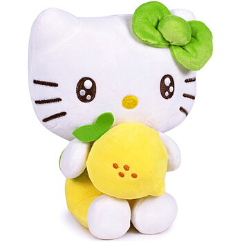 Hello Kitty Mjukis Gosedjur - Gul med Citron 23 cm