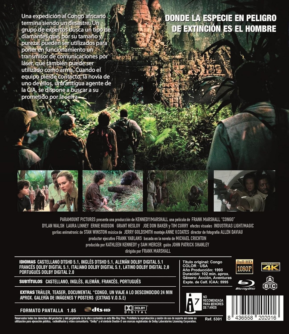 Congo (ej svensk text) (Blu-ray) - 2