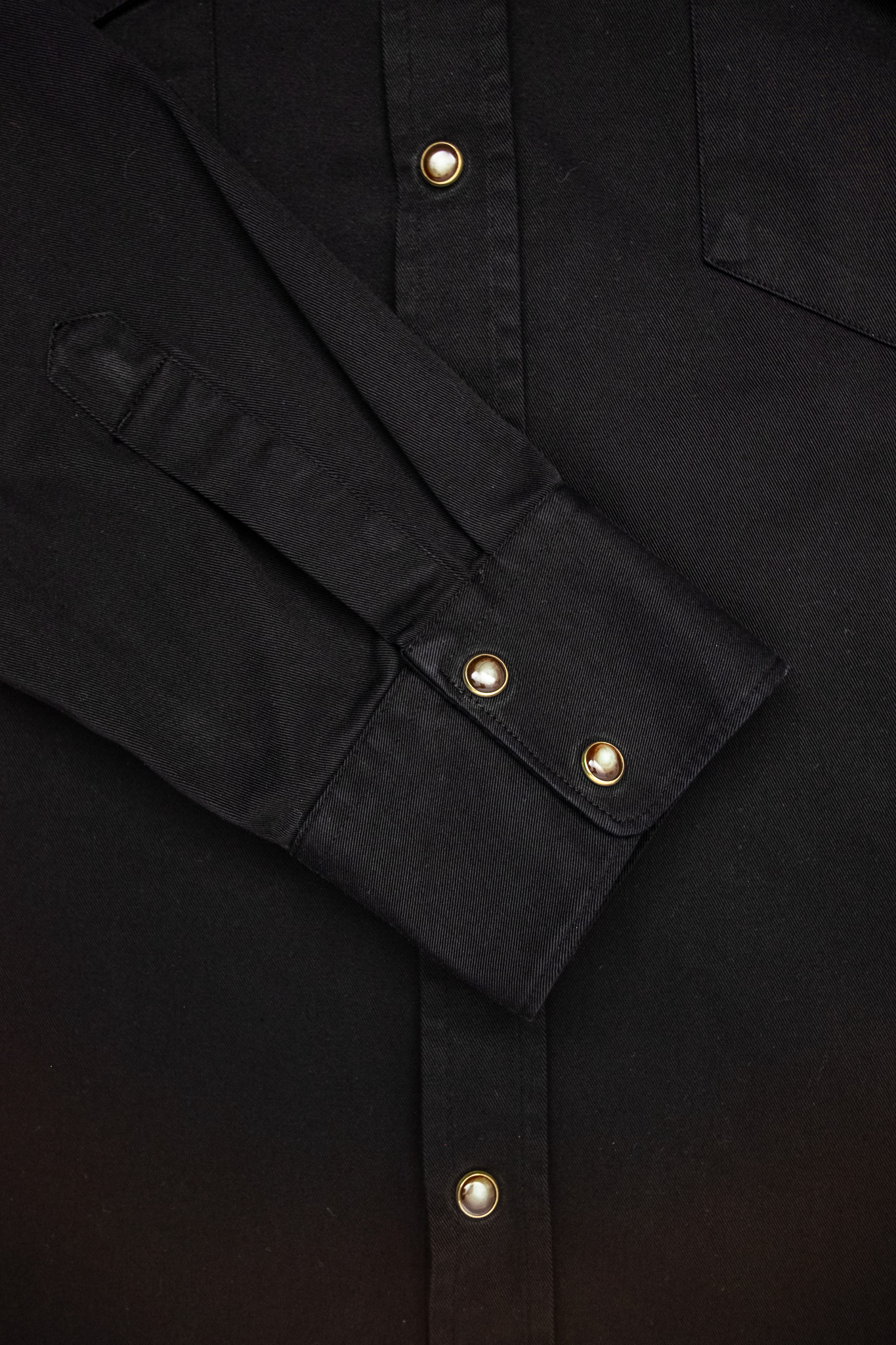 Indigofera - Sideras Cotton Twill Shirt Black - 6