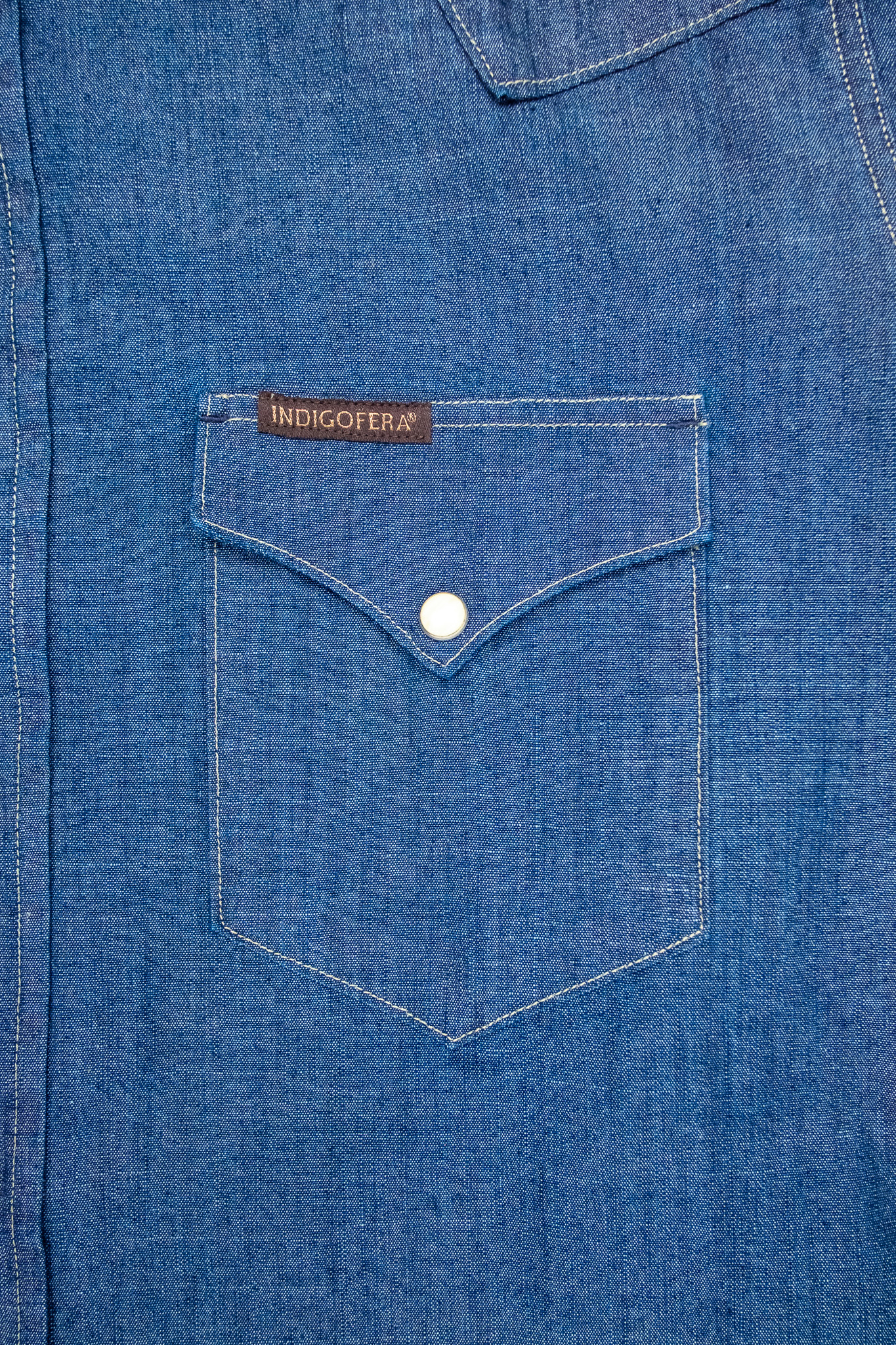 Indigofera - Sideras Indigo Chambray Shirt - 6