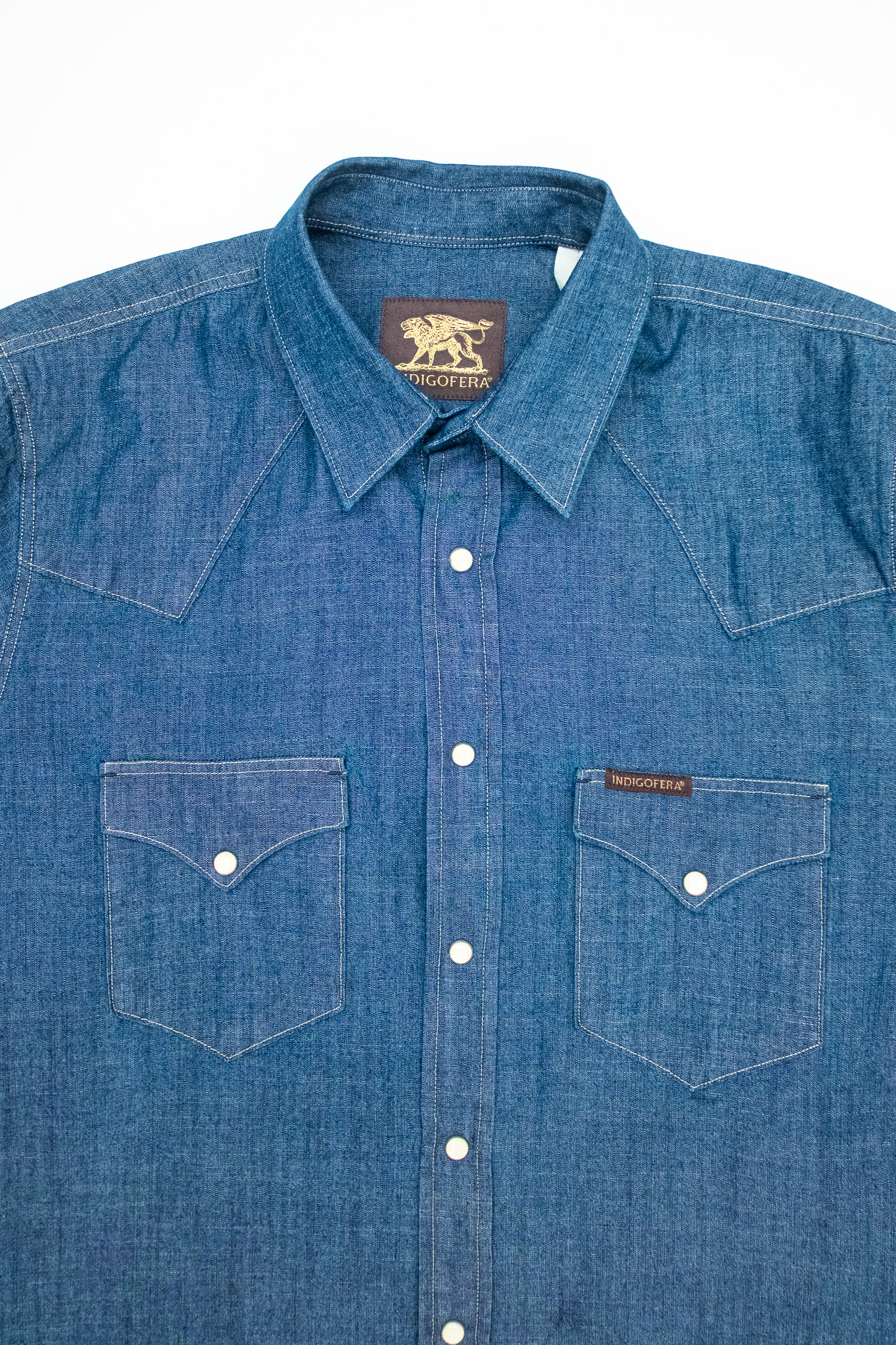 Indigofera - Sideras Indigo Chambray Shirt - 4