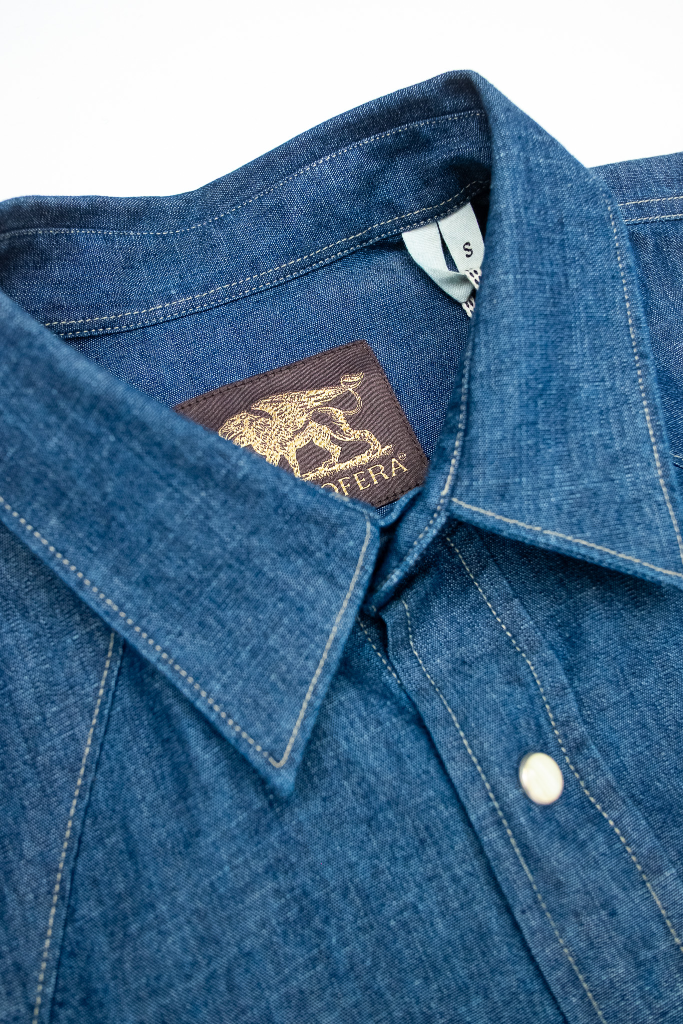 Indigofera - Sideras Indigo Chambray Shirt - 5