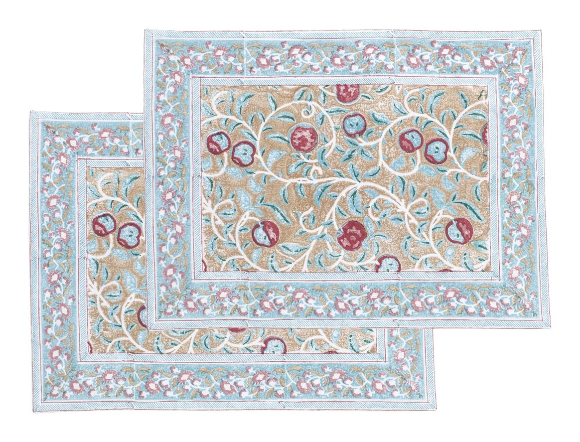 Chamois Bordstabletter Apple Beige - 2p