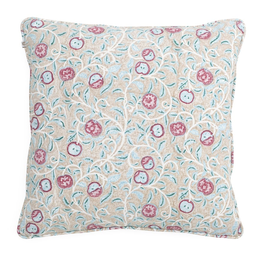 Chamois Cushion Cover Apple Beige