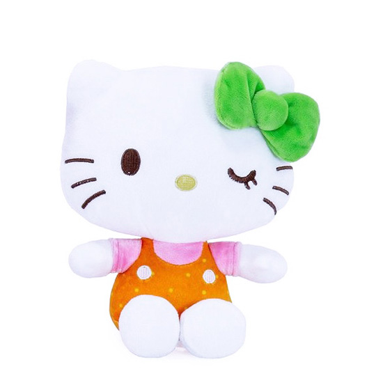 Hello Kitty Tutti Frutti Mjukis Gosedjur 16 cm - Apelsin