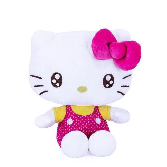 Hello Kitty Tutti Frutti Mjukis Gosedjur 16 cm - Hallon