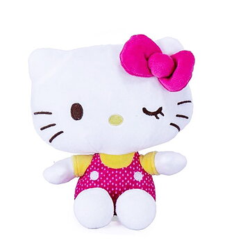 Hello Kitty Tutti Frutti Mjukis Gosedjur 16 cm - Hallon Blinkar