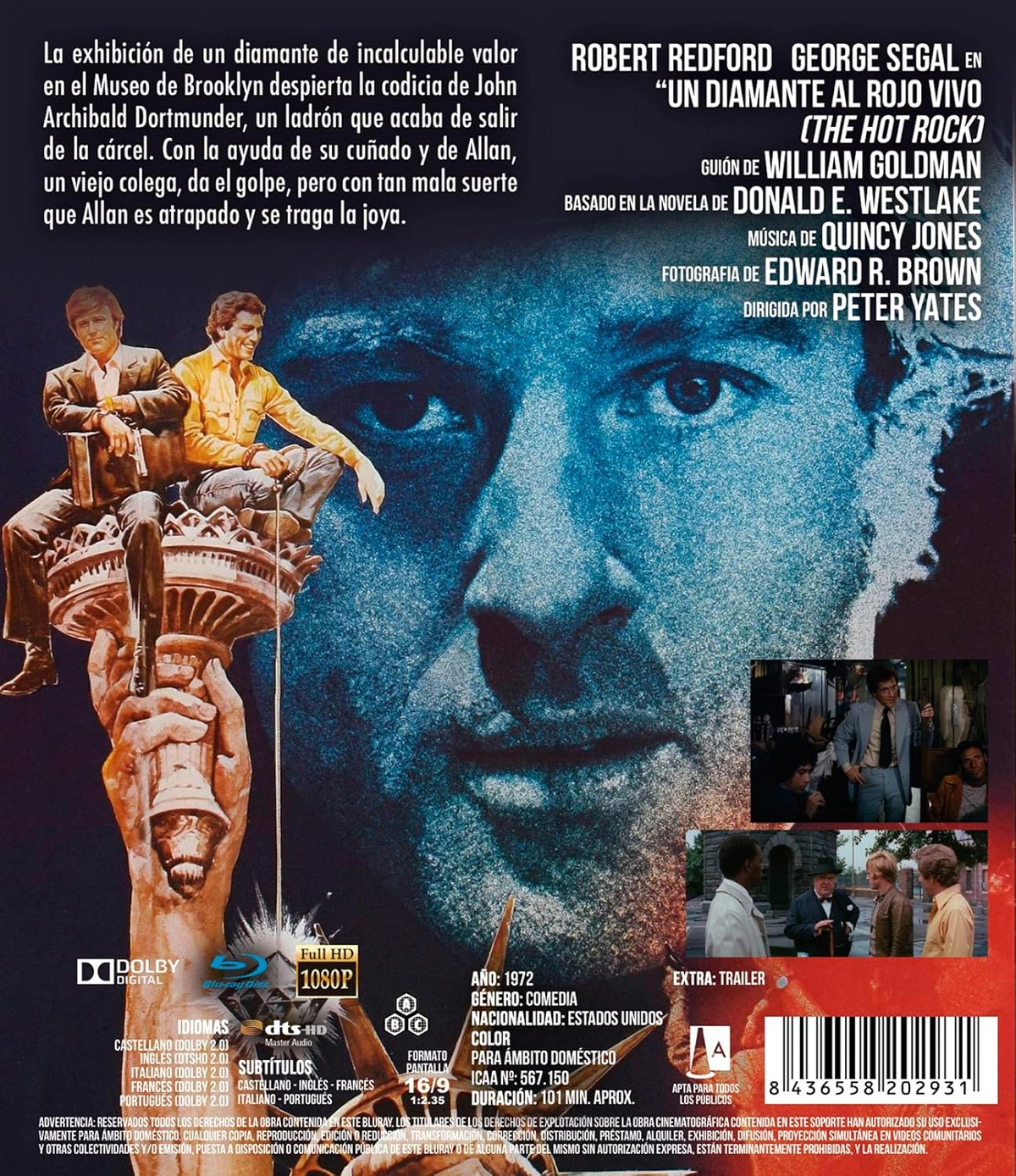 The Hot Rock (ej svensk text) (Blu-ray) - 2