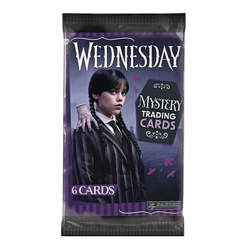 1 Paket - Wednesday Mystery Trading Cards