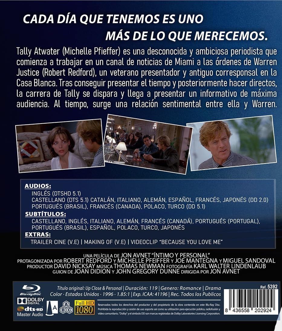 Up Close & Personal (ej svensk text) (Blu-ray) - 2