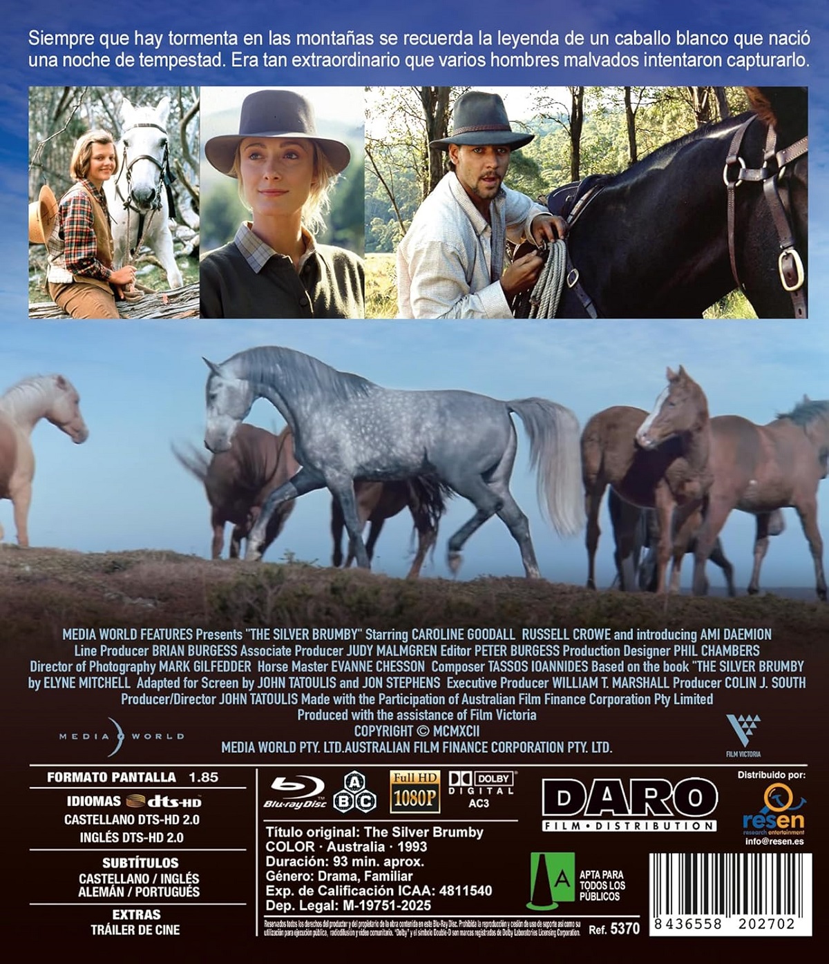 The Silver Brumby (ej svensk text) (Blu-ray) - 2