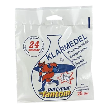 Partyman Fantom Klärer - Schnelles Klärverfahren für Wein, 25 L
