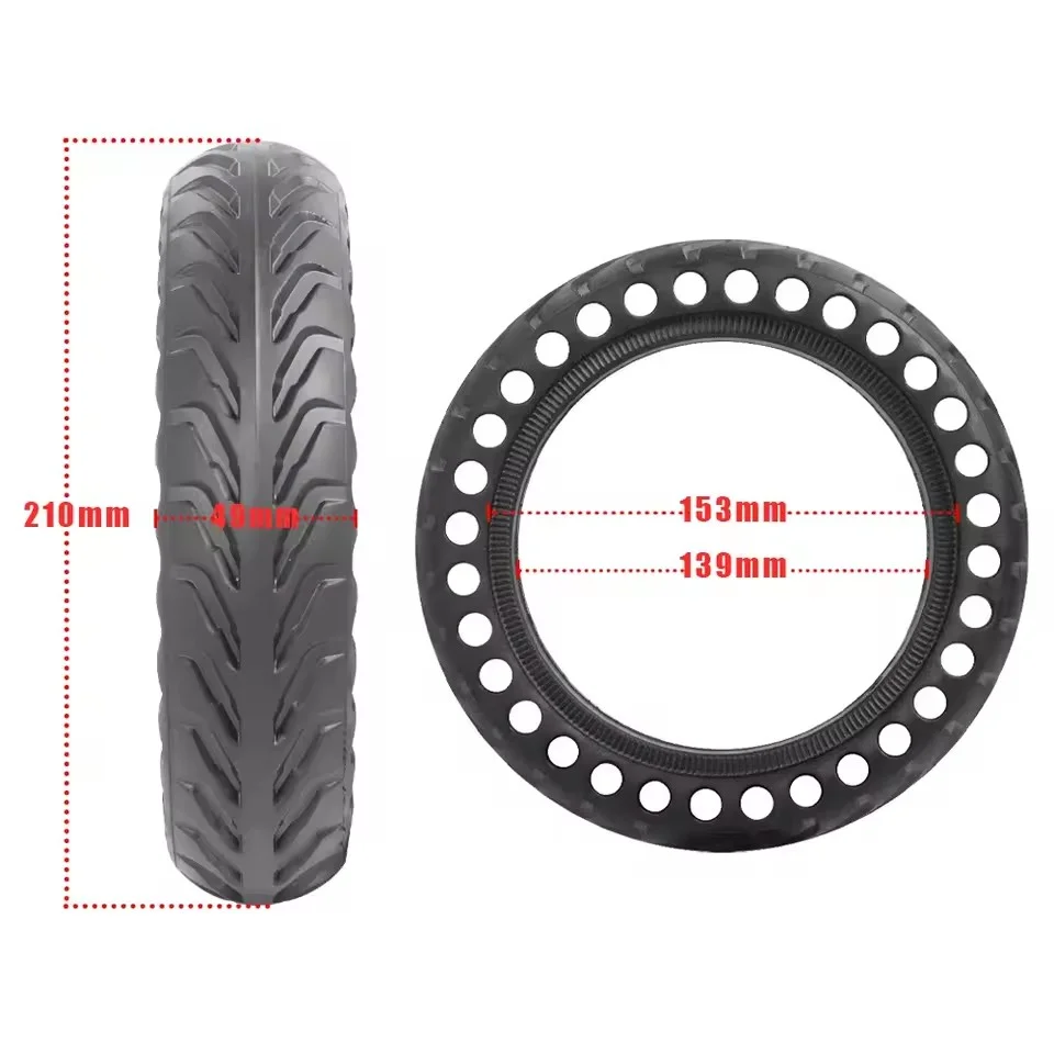 8.5×2-6.1  Punkteringsfritt däck Xiaomi – genomgående hål - 2
