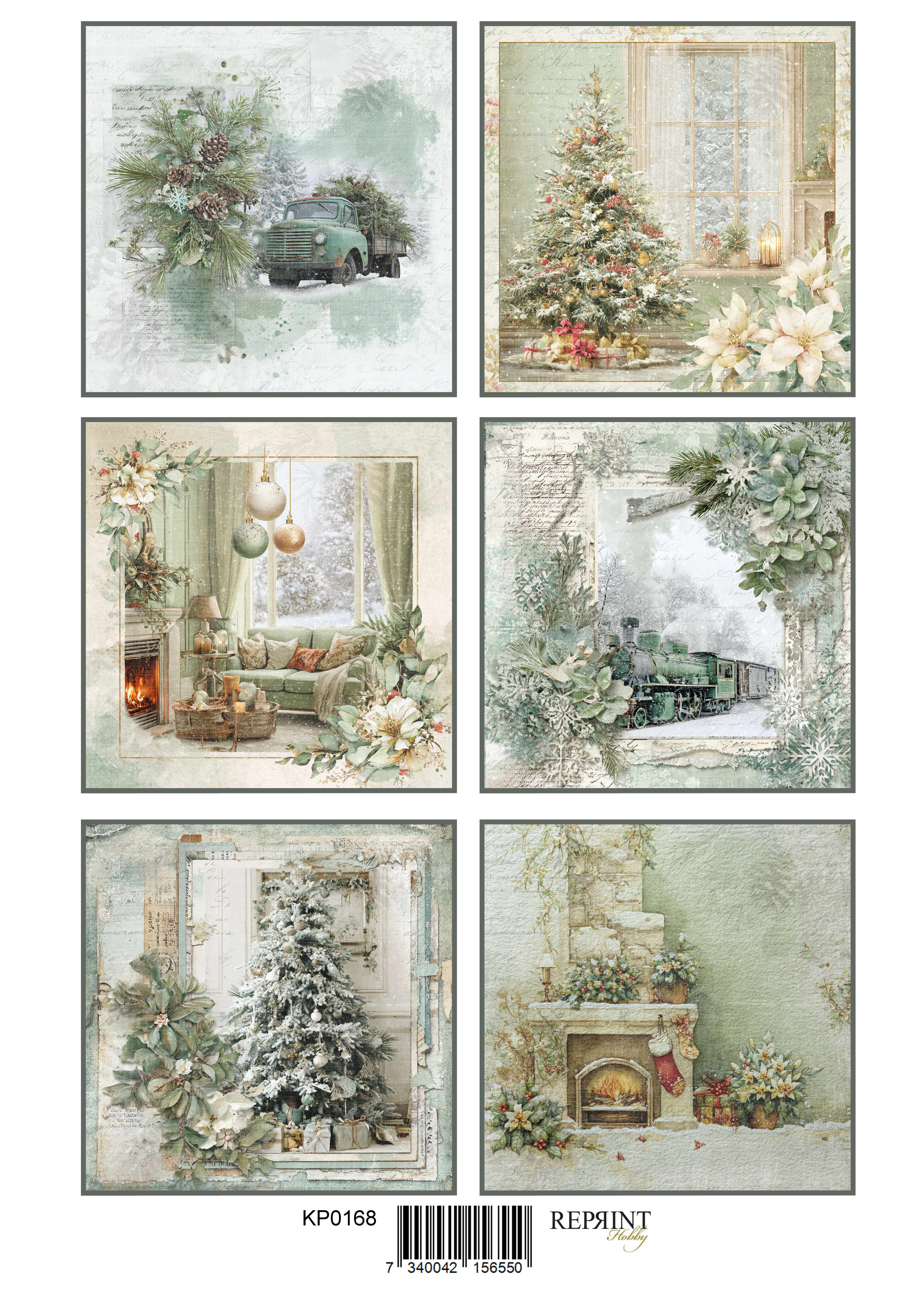 Home For Christmas. A4 Klippark