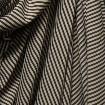 Single jersey randig Beige svart 