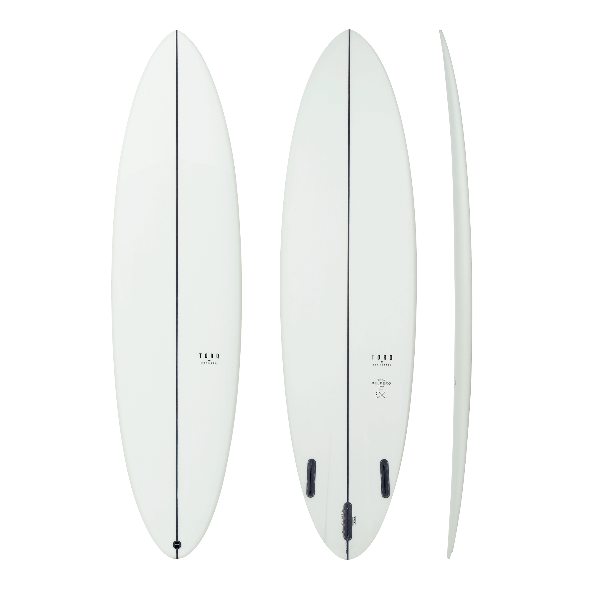 Torq vågsurfingbräda Delpero Twin TEC 7.0"