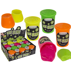 Noisy fart slime in plastic tin