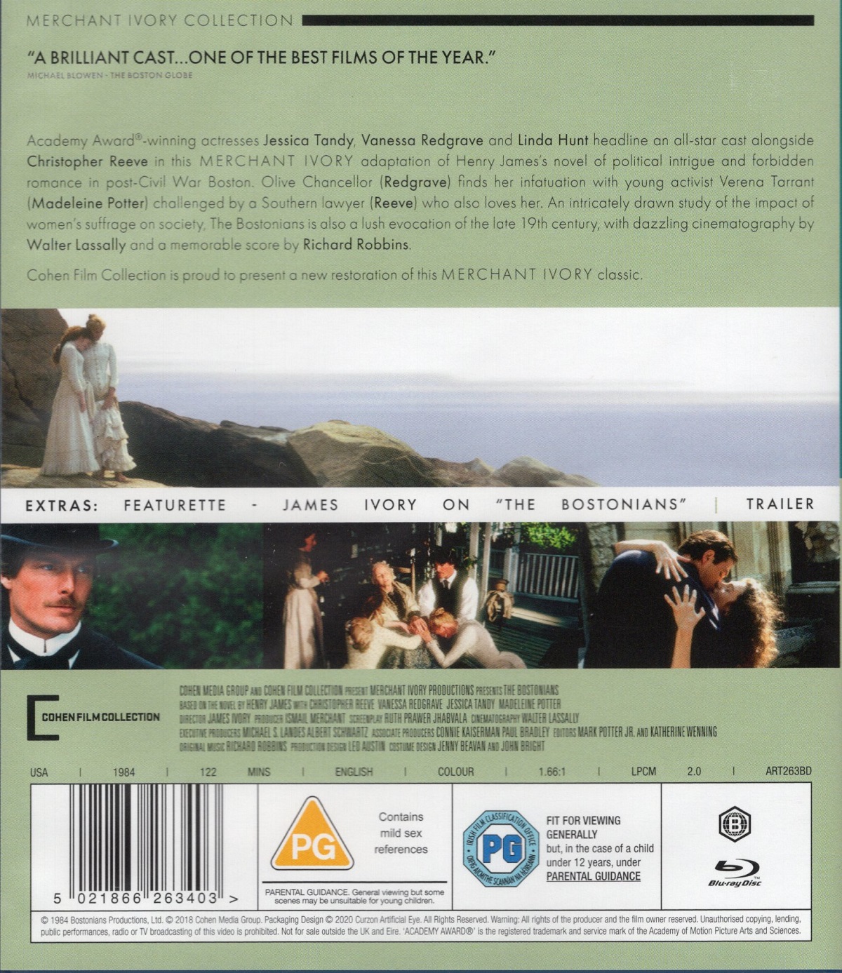 The Bostonians (ej svensk text) (Blu-ray) - 2
