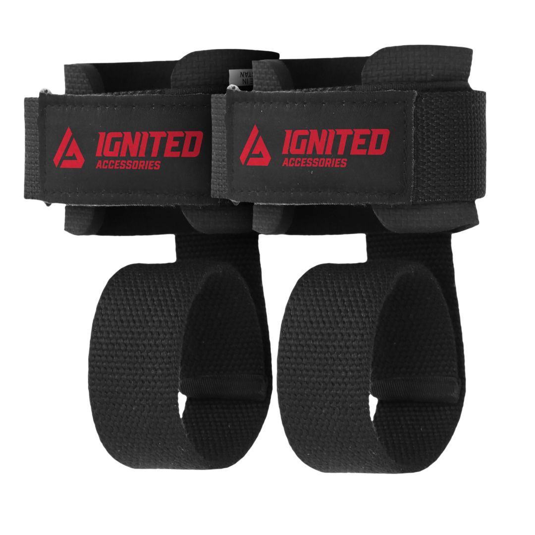 Supported Lifting Straps - Black