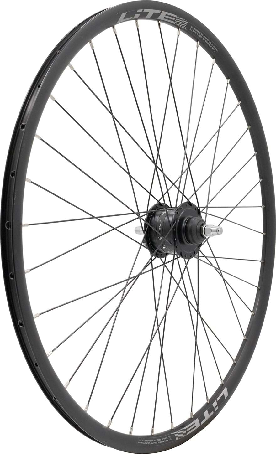 Framhjul LiTE 700C/622-18 D/W Mutter Dynamo hub Disc C/L Svart - 2