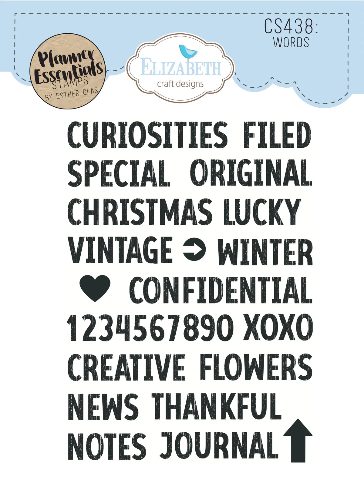 Elizabeth - Clear stamps - Words