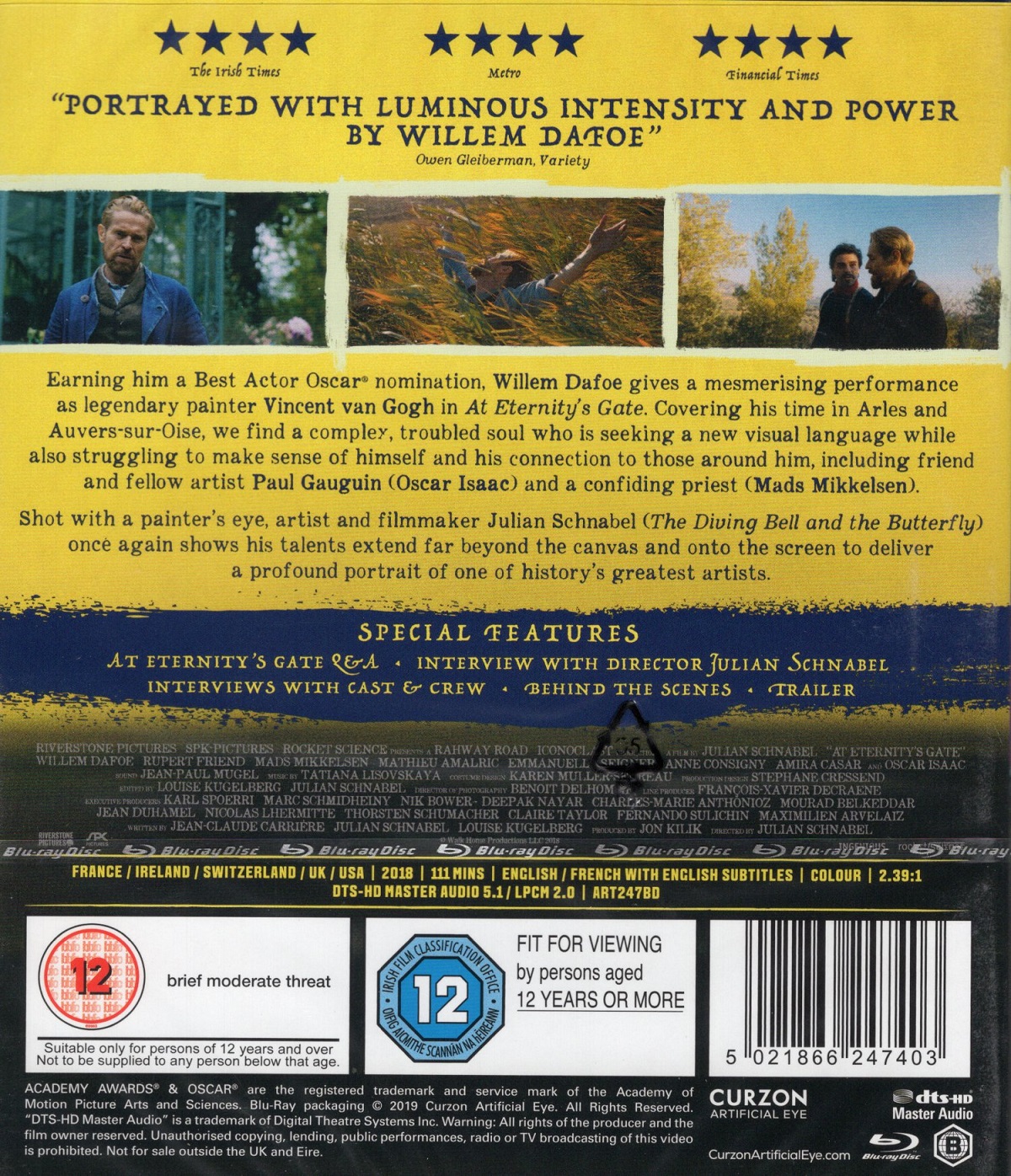 At Eternity's Gate (ej svensk text) (Blu-ray) - 2