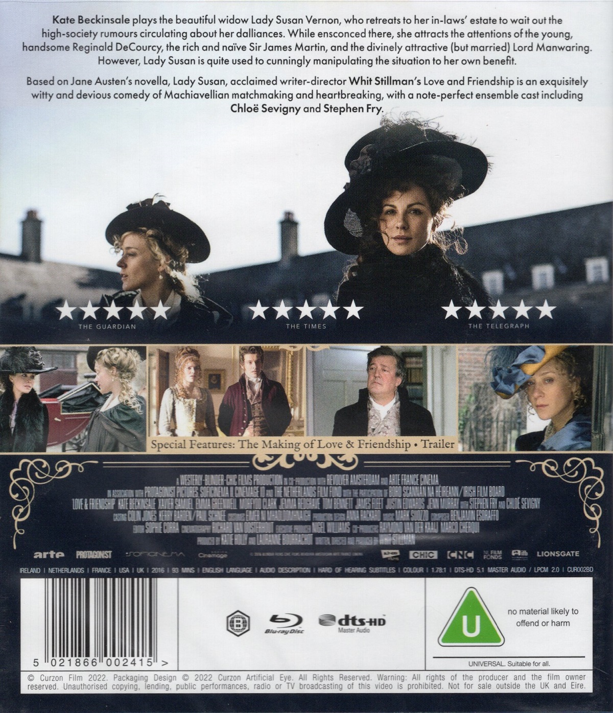 Love & Friendship (ej svensk text) (Blu-ray) - 2