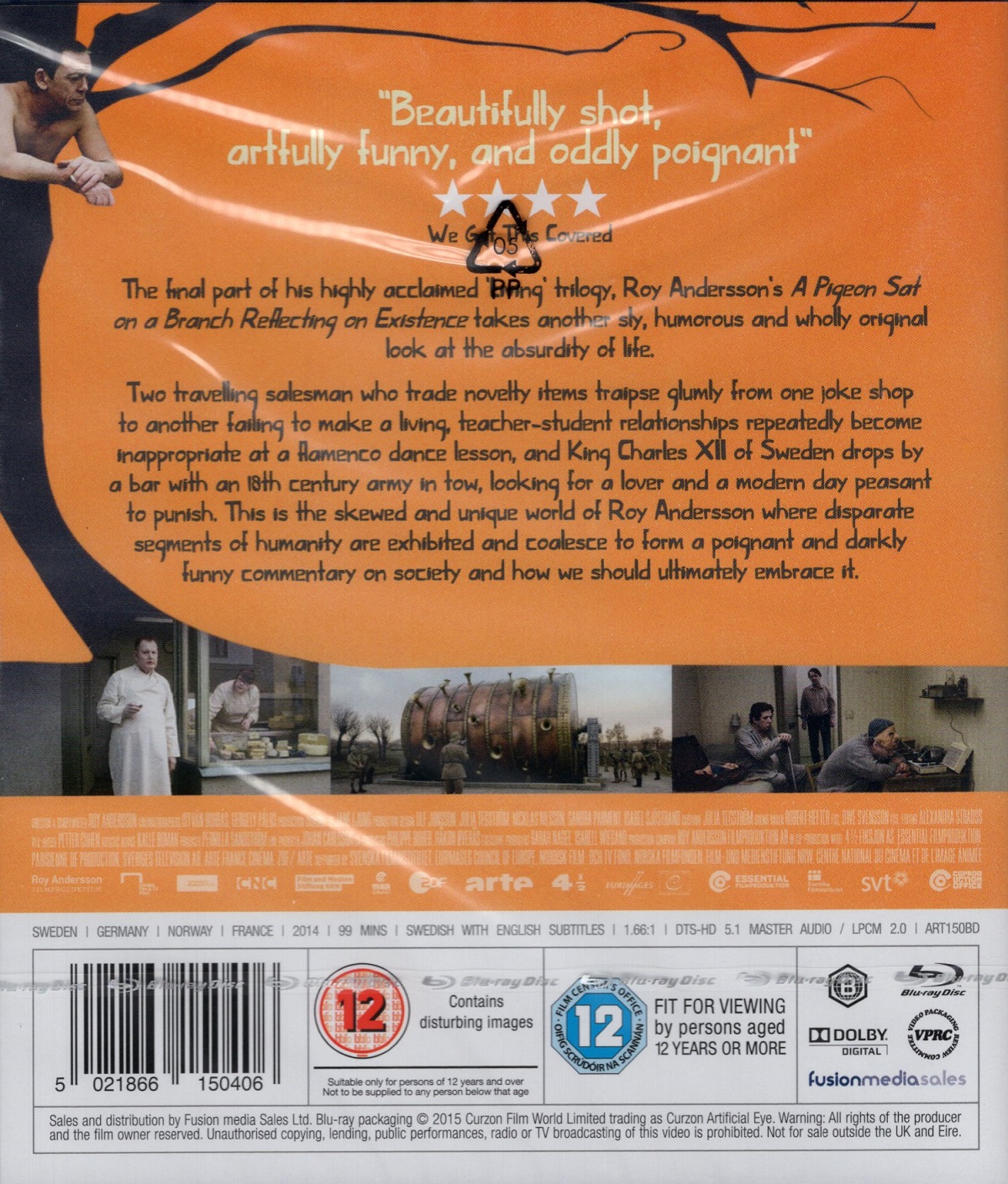 A Pigeon Sat On A Branch Reflecting On Existence (Blu-ray) - 2
