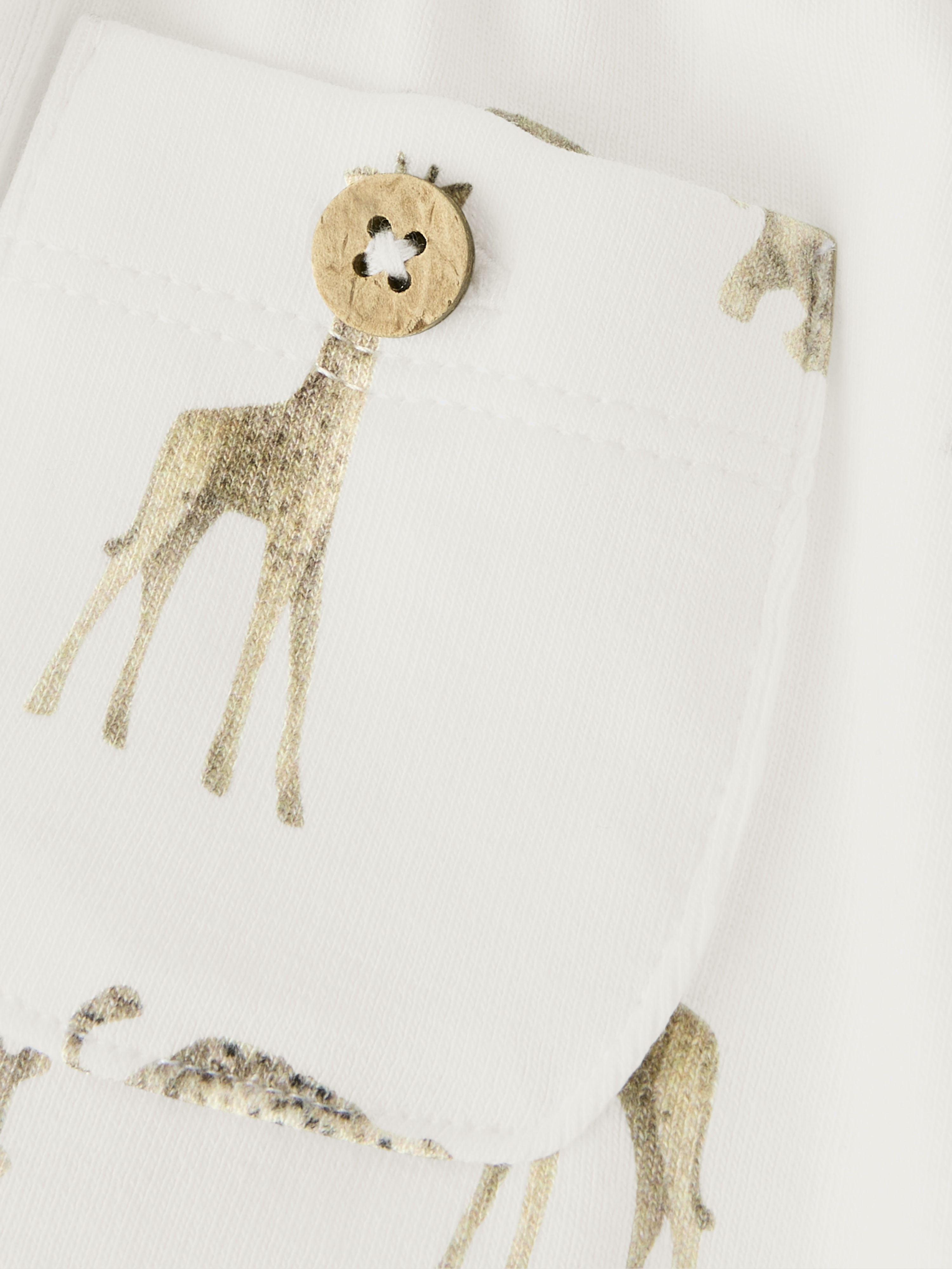 NBMGAYO ELO LOOSE PANT LIL NOOS Coconut Milk ANIMALS AFRICAN - 3