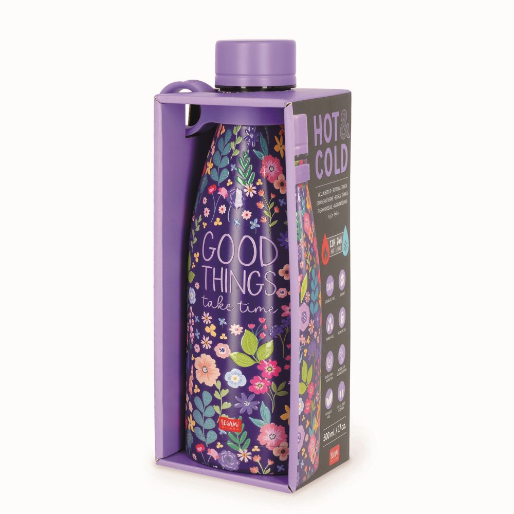 Hot&Cold, Vakuumflaska, Flowers (500 ml) - 2