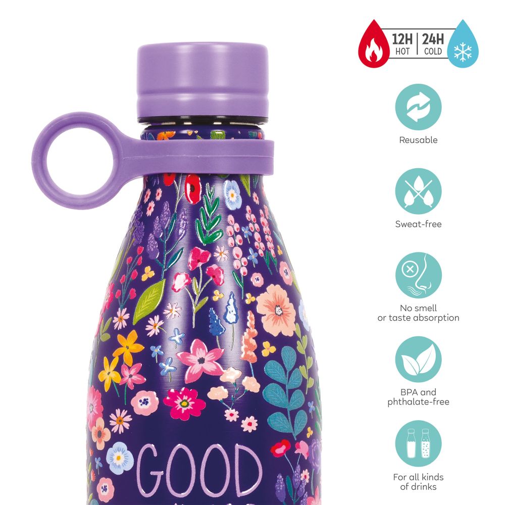 Hot&Cold, Vakuumflaska, Flowers (800 ml) - 3