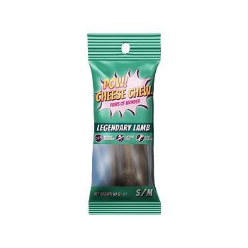 POW Cheese Chew Legendary Lamb S/M - tuggben tillverkade av mjölkprotein