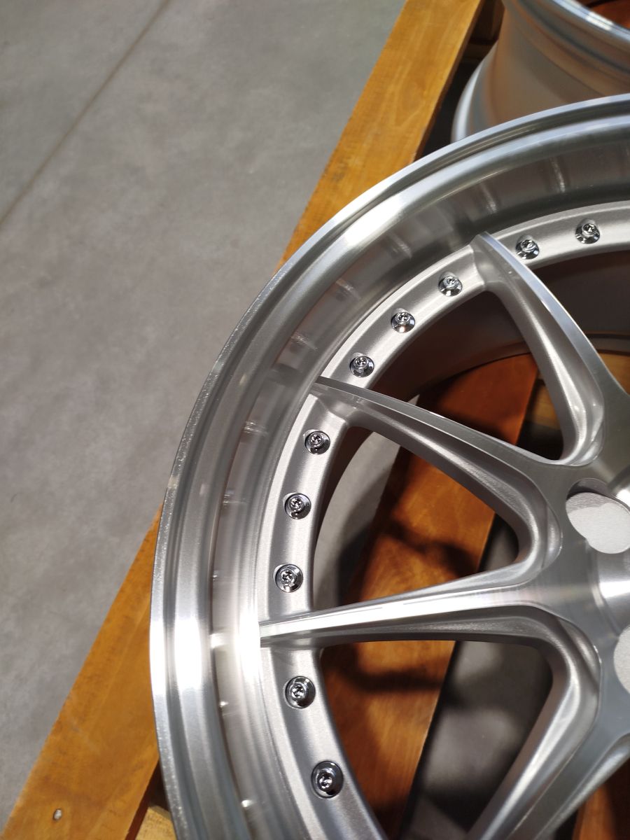 SET 4 st | 18" JR WHEELS JR41 Silver Machined Face | 5x114.3 8.5x18 ET25 72.6 - 3
