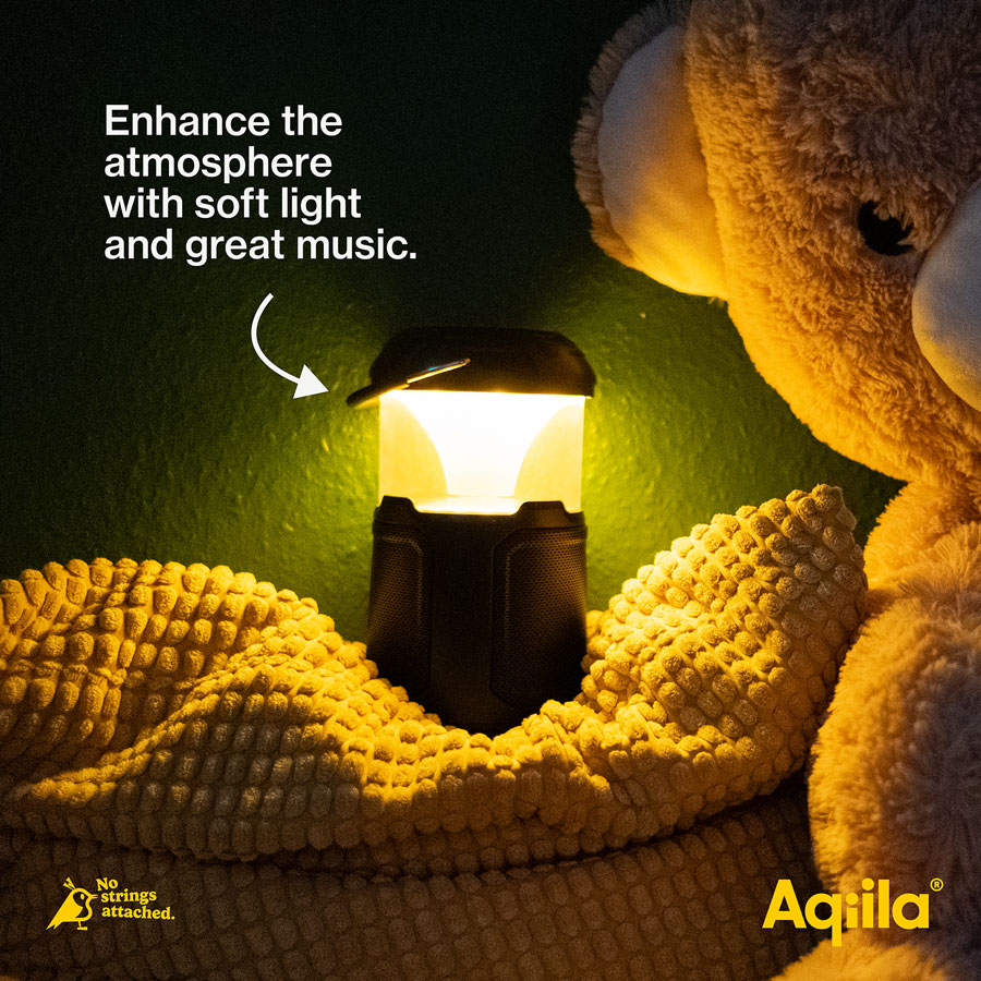 Aqiila Soundbird B10 – Dimbar LED-lampa med högtalare - 8