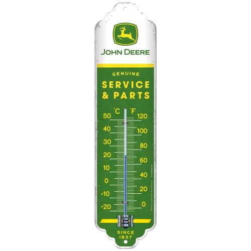 John Deere termometer - "Genuine Service & Parts"