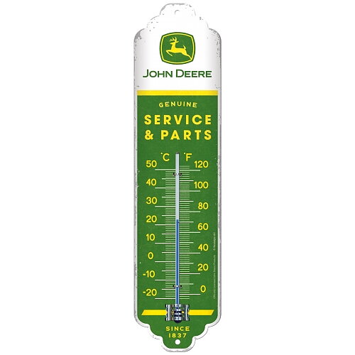 John Deere termometer - "Genuine Service & Parts"
