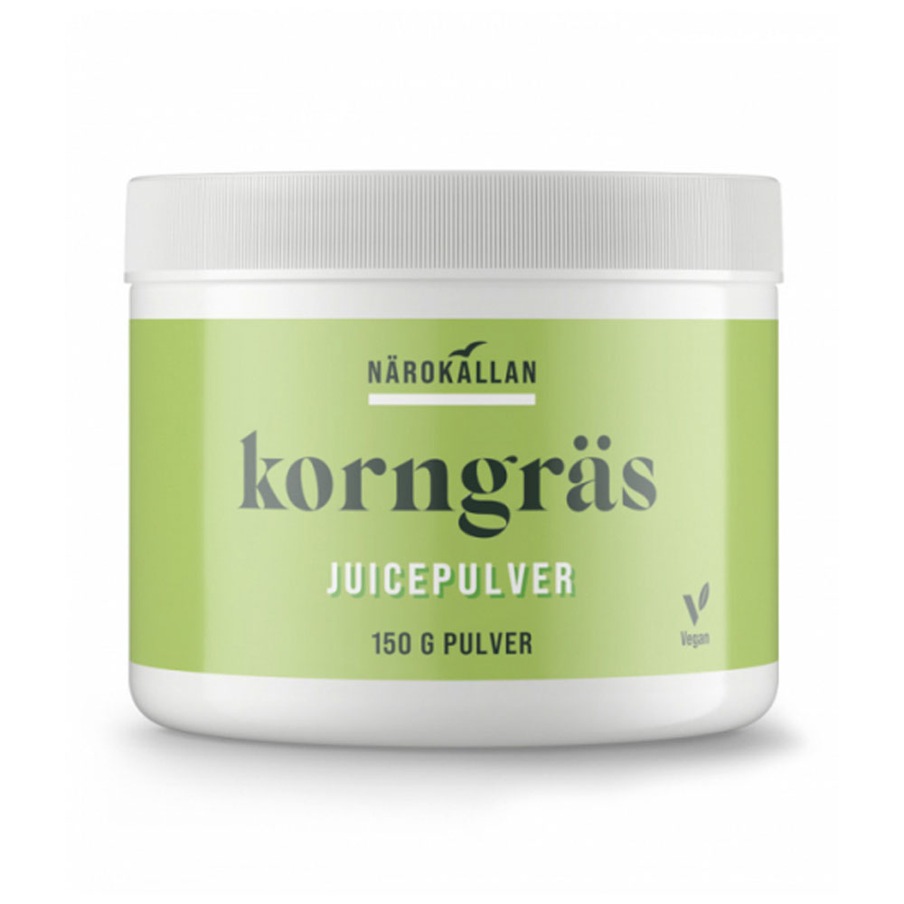 Korngräsjuicepulver 150 g Närokällan
