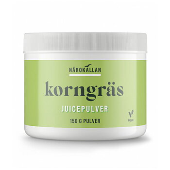 Korngräsjuicepulver 150 g Närokällan