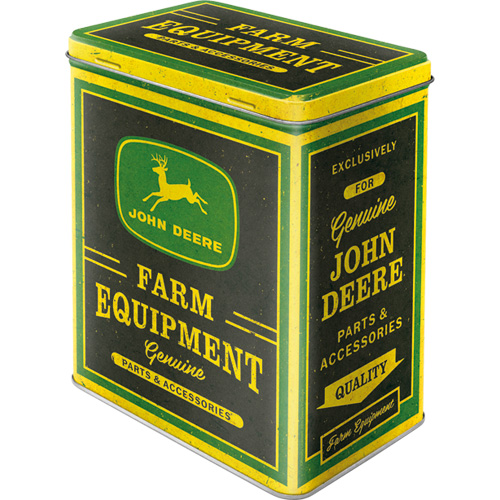 John Deere Plåtburk - "Genuine Farm Equipment"