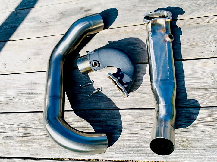 APH (Alan Hawkes) by NCCR Exhaust Header Set front/rear EBR 1190 RX/SX