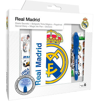 Real Madrid Dagbok-Magisk Penna-Klistermärke