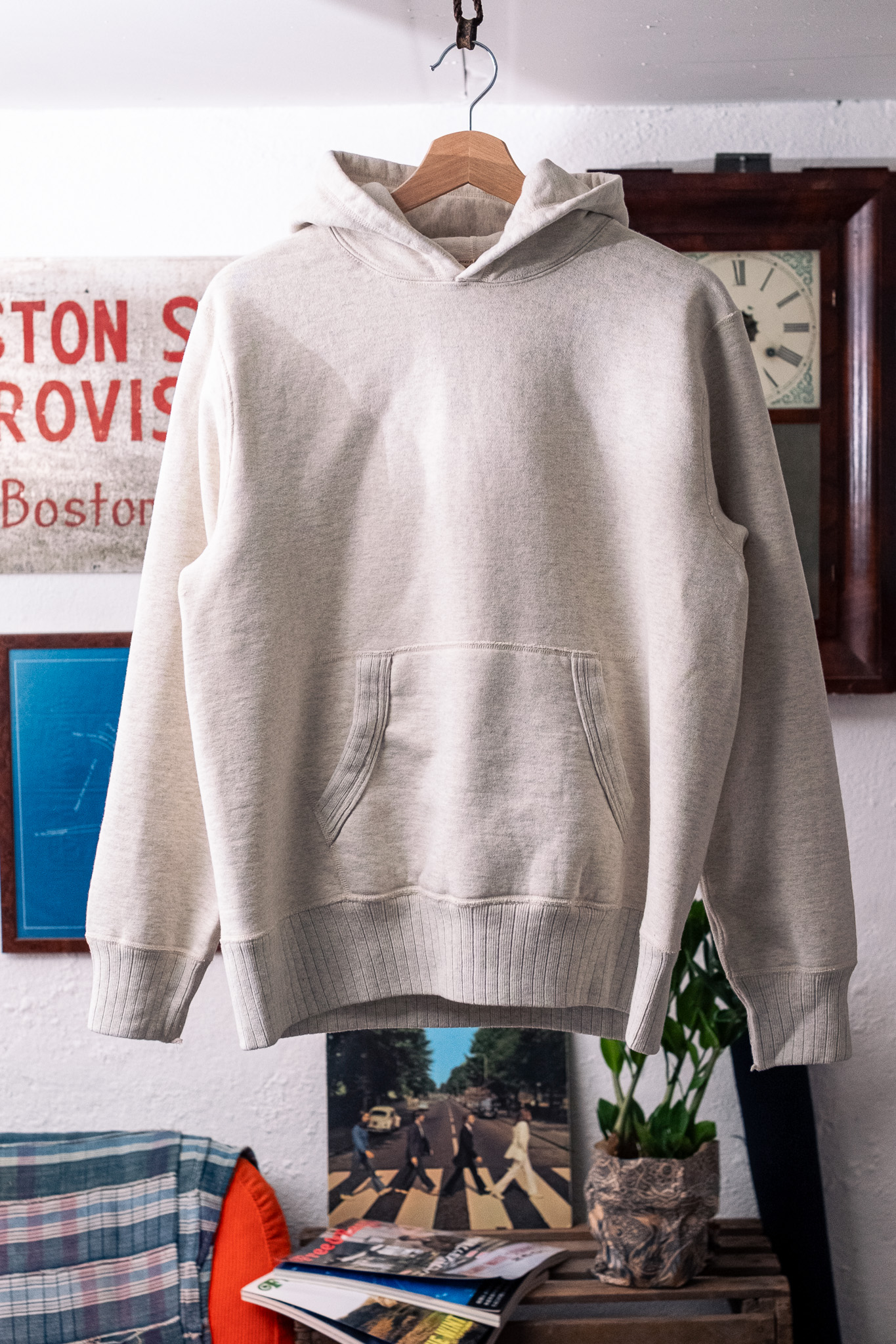 Whitesville - Heavy Sweat Hooded Parka Oatmeal