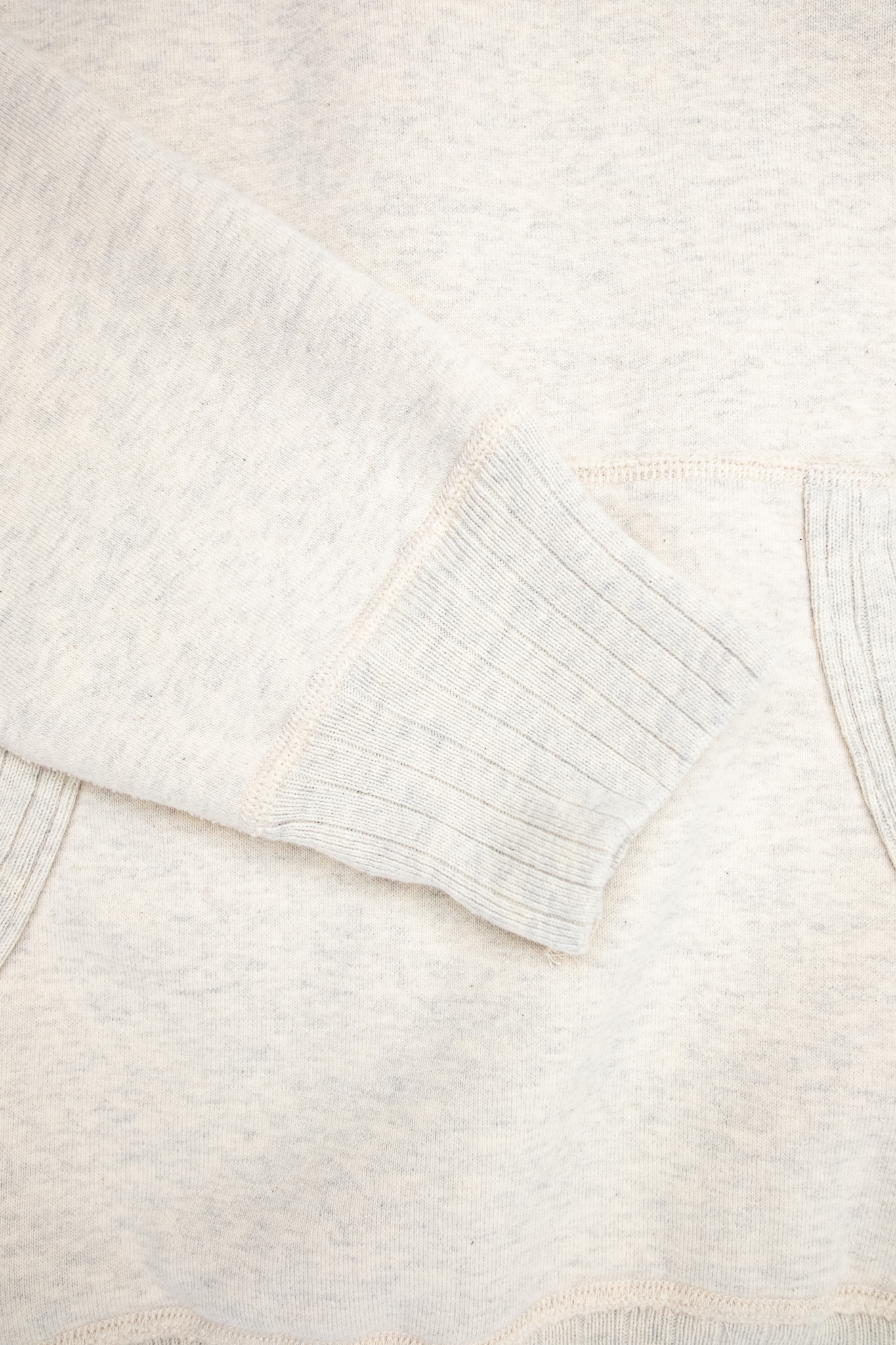 Whitesville - Heavy Sweat Hooded Parka Oatmeal - 4