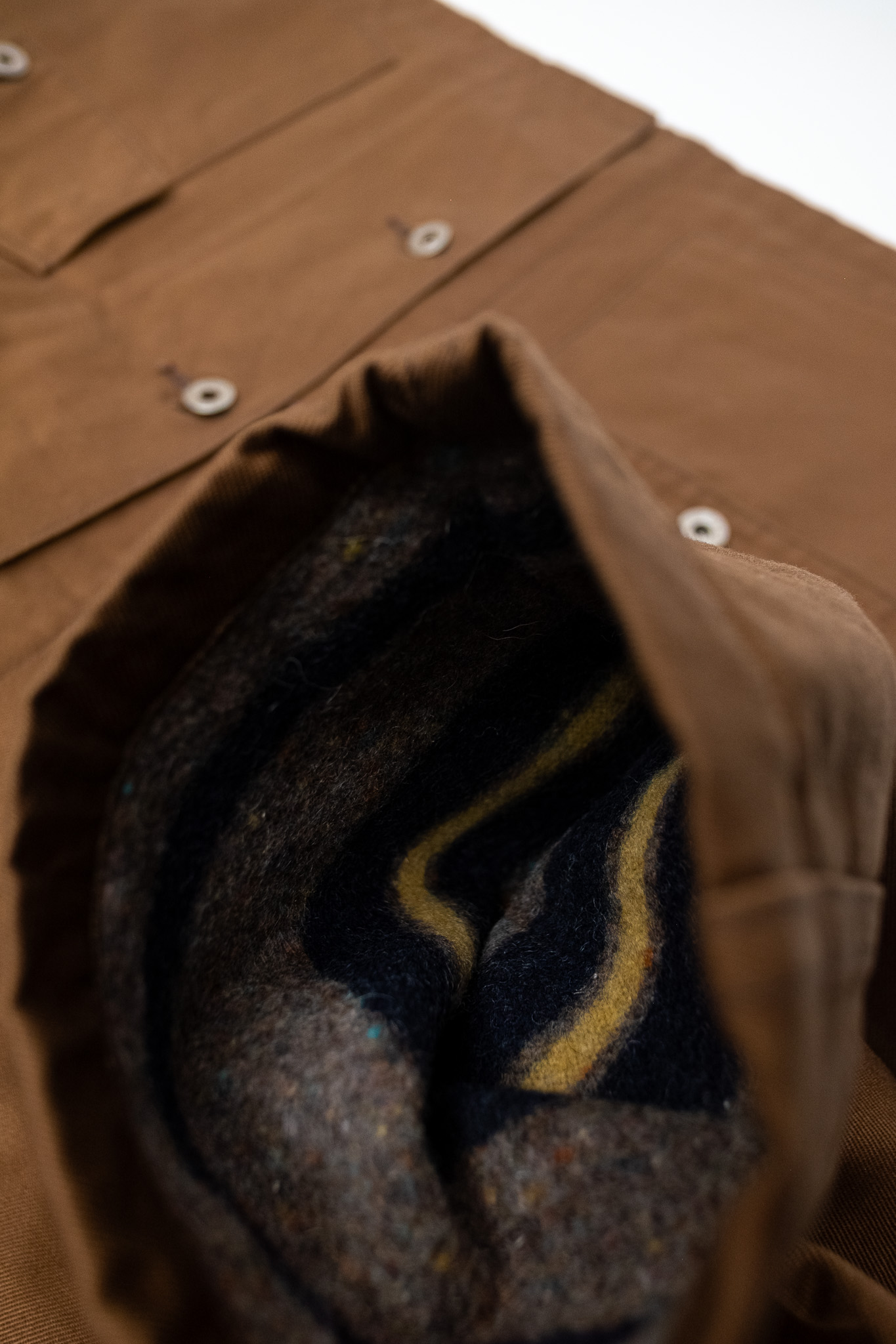 Buzz Rickson's - AA Army Working Jacket Troy Blanket Lined Brown - 9