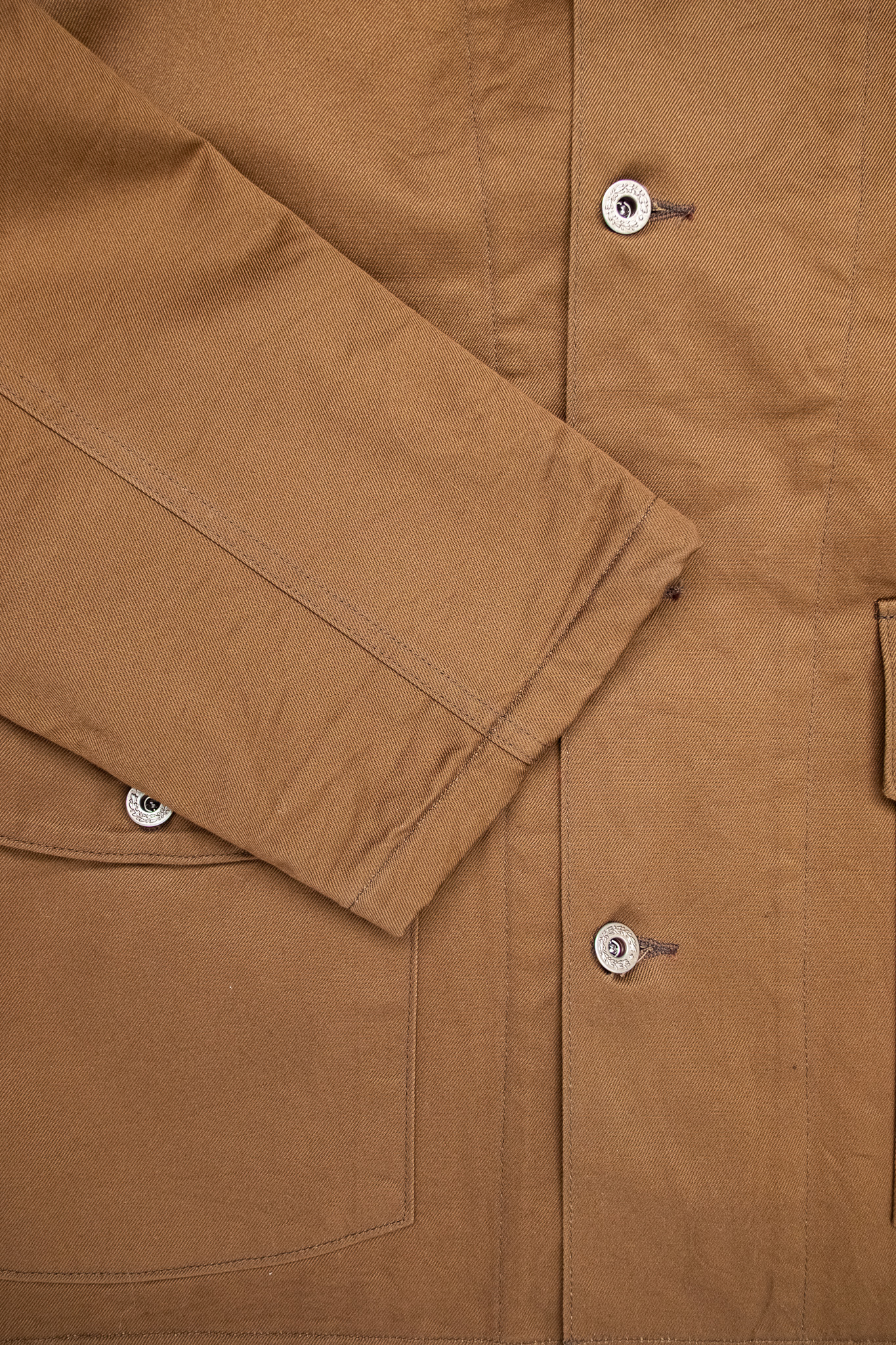 Buzz Rickson's - AA Army Working Jacket Troy Blanket Lined Brown - 7