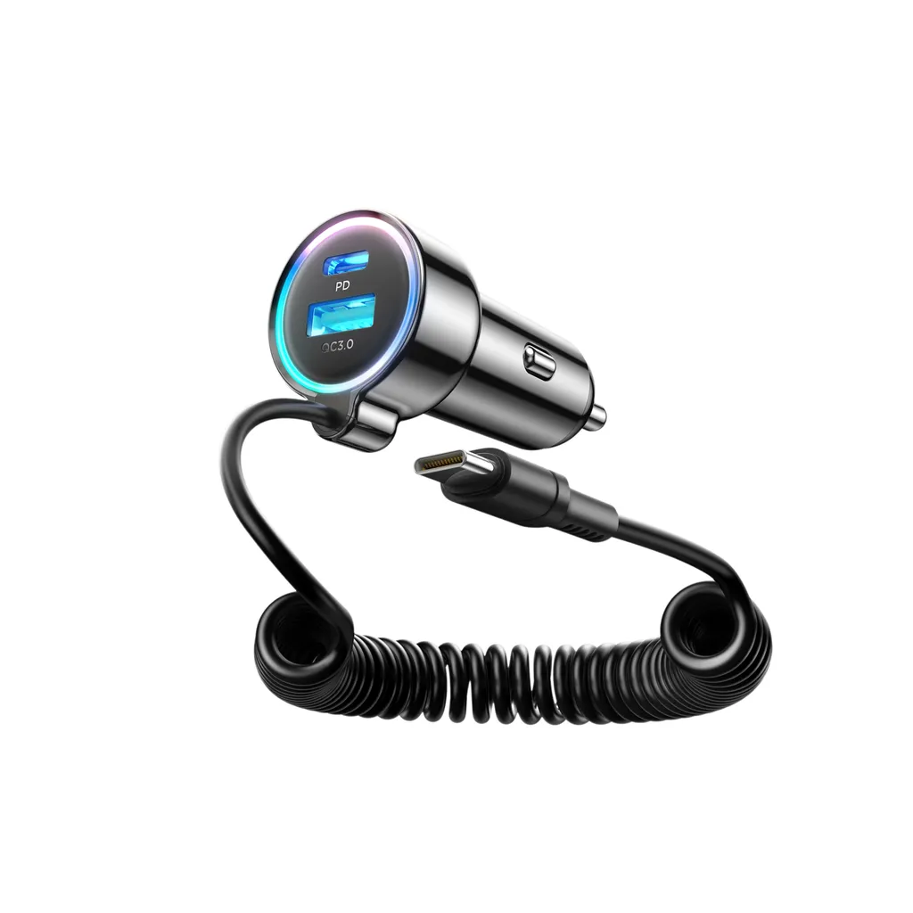 SiGN 90W 3-i-1 Snabb Billaddare med USB-C Kabel - 2
